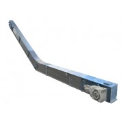Drag chain conveyer with high paddles - фото - 4