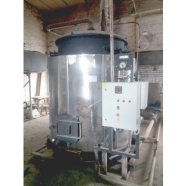 Hot water fire-tube boiler two-pass vertical - фото - 3